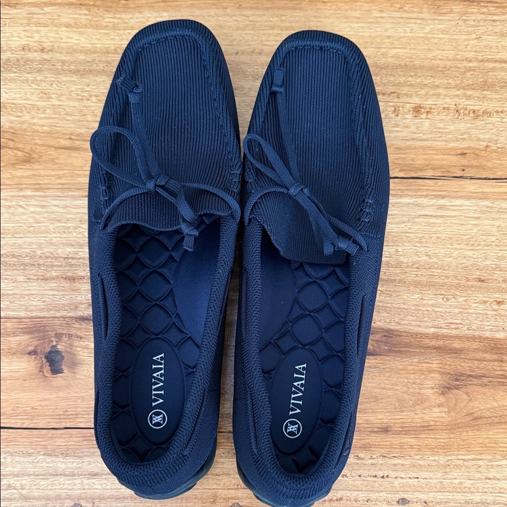 VIVAIA Women's Navy Loafers (Drivers Style)